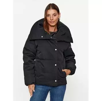 Пуховик Vila Sulitana 14087616 черный Regular Fit EU 38