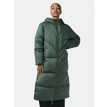 Пуховик YAS 26030707 зеленый Regular Fit S