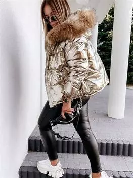 Пуховик зимняя женская одежда больших размеров пуховик толстовки с перьями короткая длина оптовая продажа дропшиппинг M чёрный