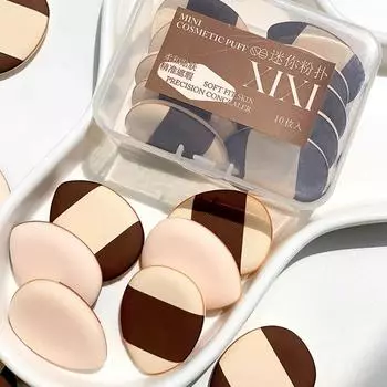 Пуховка для большого пальца в упаковке, без пудры, губка для еды, сухой и влажный косметический инструмент двойного назначения, мягкий и липкий, приятный для кожи макияж