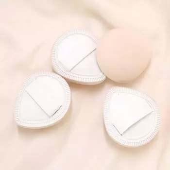Пуховка для консилера Кремовый кушон для большого пальца Воздушный кушон для большого пальца Мини-пуховка для пальцев Косметическая пуховка Спонж для макияжа 3PCS