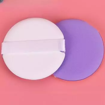 Пуховка для пудры с воздушной подушкой, без латекса, сухая, влажная, двойного назначения, BB-крем, CC, жидкая основа, круглая спонжовая пудра, пуховка для макияжа opp фиолетовый