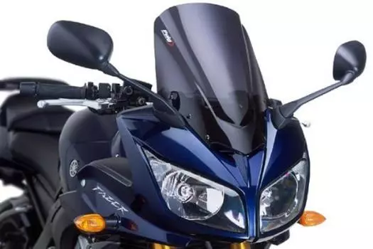 Puig 4061F YAMAHA FZ1 Puig Screen Cowl Motorcycle Bike Parts RACING-SCREEN [DARK SMOKE] FAZER(06-15)