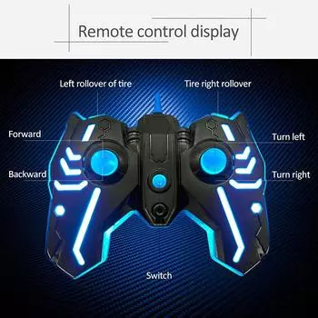 Пульт дистанционного управления 2.4G Stunt Drift плавающий автомобиль внедорожная зарядка электрический игрушечный автомобиль синий