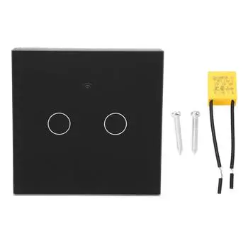 Пульт дистанционного управления, 2-позиционный, WiFi, переменный ток 80260 В, 10 А, сенсорное управление, реле времени, контроллер