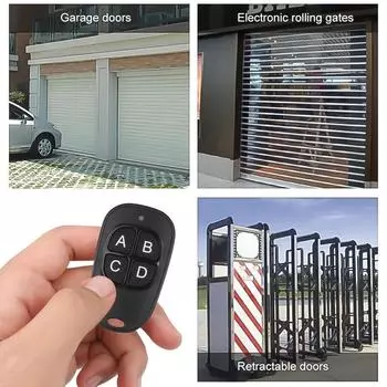Пульт дистанционного управления 433 МГц Дублирование гаражных ворот Беспроводной Универсальный клон автомобильной сигнализации Дубликатор Замок Автомобильный брелок Передатчик CHINA