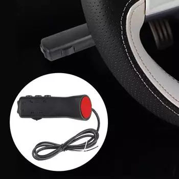 Пульт дистанционного управления Автомобильные аксессуары Кнопка управления рулевым колесом автомобиля 7 клавиш Мультимедийная навигационная головная часть Универсальная для автомобильного радио Android DVD GPS Black