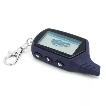 Пульт дистанционного управления автомобильным ключом для России A91, двухсторонний автомобильный ЖК-сигнал, брелок для ключей для России A91 Russia A91 темно-синий