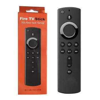 Пульт дистанционного управления Az 4K, подходящий для Az Fire TV Stick Media Box, пульт дистанционного управления Alexa Voice Uesd, состояние (ТОЛЬКО Пульт дистанционного управления) 1 чёрный