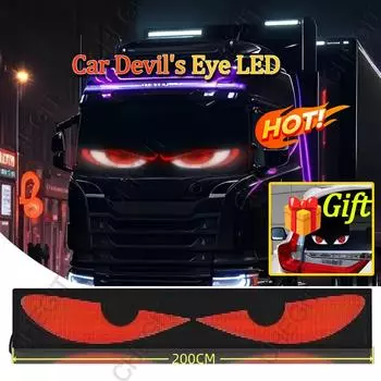 Пульт дистанционного управления Devil Eye LED Truck Matrix Pixel Panel Soft Folding Lighting Граффити Прокрутка Stick up Текстовая доска Лобовое стекло