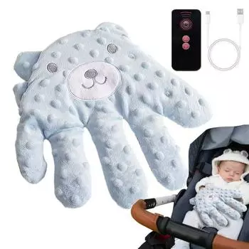Пульт дистанционного управления для младенцев, успокаивающие ладошки, эргономичная успокаивающая подушка для рук для малышей и младенцев бежевый