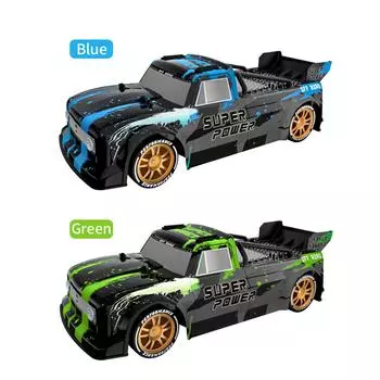 Пульт Дистанционного Управления Дрифт Автомобиль Пульт Дистанционного Управления Спрей Автомобиль 1/16 Пульт Дистанционного Управления Автомобиль 2,4 ГГц Пульт Дистанционного Управления 1 battery зелёный