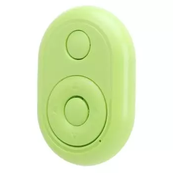 Пульт дистанционного управления камерой, беспроводной Bluetooth, затвор для мобильного телефона, пульт дистанционного управления, кнопка для селфи, кликер зелёный