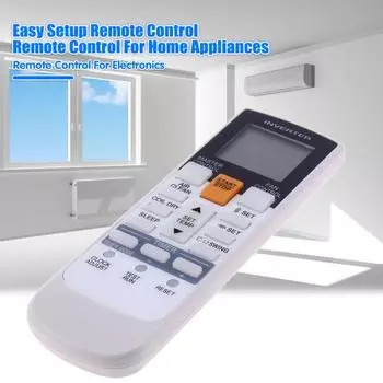 Пульт дистанционного управления кондиционером. Настройка не требуется. Стабильная работа. Все функции охвачены. белый