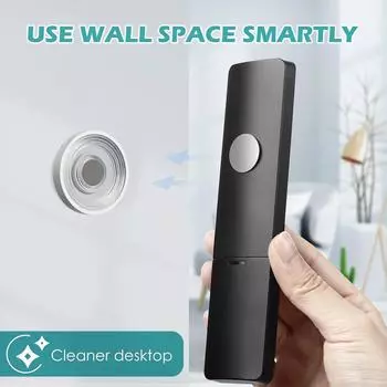 Пульт дистанционного управления Магнитный крючок Настенный прочный бесследный коммутационный маршрутизатор ТВ Кондиционер Вилка Стеллаж для хранения без перфорации currency