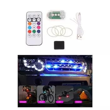 Пульт дистанционного управления мотоцикл светодиодный стробоскоп вспышка безопасности самолет дрон свет автомобиль окружающий свет OneSize