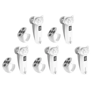 Пульт дистанционного управления Page Turner Bluetooth-совместимый телефон 5.3 с автоматическим кликером(белый)