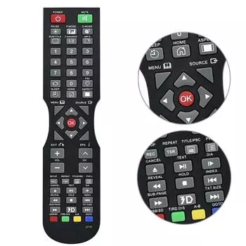 Пульт дистанционного управления QT1ETV идеальная замена для QT155 QT166 QT138E 55V13A E55V14B телевизионный стабильный сигнал