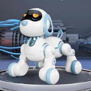 Пульт дистанционного управления, робот, игрушка для собак, программирование, сенсорный интерактивный электрический умный кот, 2,4 ГГц, радиоуправляемый робот, игрушка для домашних животных со светодиодными глазами, музыка, подарок для малышей, мальчиков и