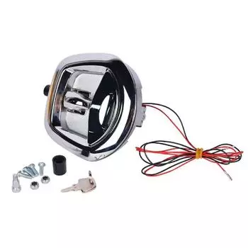 Пульт дистанционного управления с электроприводом, Т-образная ручка, центральный складной замок Black Whale Tail, механический дверной замок для прицепа-внедорожника