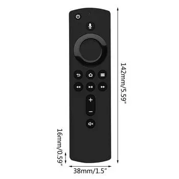 Пульт дистанционного управления с голосовым интеллектуальным поиском L5B83H для Alexa Fire TV Stick, универсальный пульт 4K для Alexa чёрный