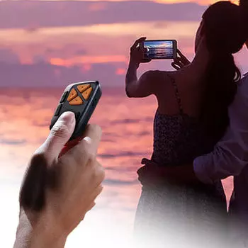 Пульт дистанционного управления с прокруткой, аккумулятор 200 мАч, Bluetooth, перелистывание страниц для смартфона чёрный