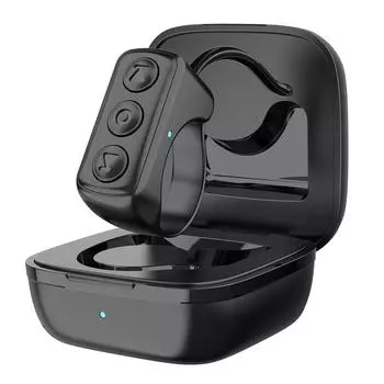 Пульт дистанционного управления Scroll Ring Scroller Page Coverer, Bluetooth Camera Video Recording Remote Control, Music Control для iPhone, iPad, iOS, Android, чёрный