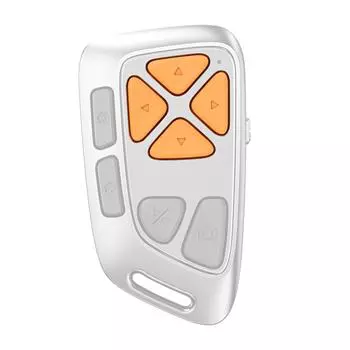 Пульт дистанционного управления, совместимый с Bluetooth, беспроводной перелистыватель страниц для приложения Kindle, камера, фотоаппарат, затвор, кнопка для Android iOS чёрный