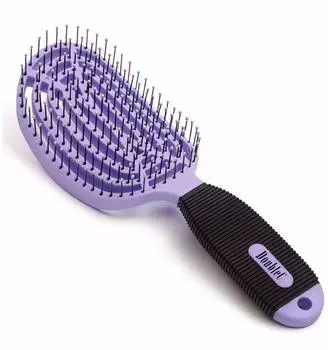 pula NuWay4Hair DoubleC Hair Scalp Brush поступление в фиолетовом цвете 1 шт. [Первая Япония//Увеличение объема/Уход за кутикулой/Массаж кожи головы/Сертификация SGS] фиолетовый
