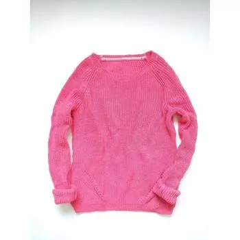 Pullover Thick Needle Tops Pure Color round Neck Simple Sweater Chubby Girl Plus Size Women s Clothing Fall and Winter Thick Knitwear Flaw Clear Rose Red L