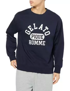 Пуловер Homme College Logo PMCT224921 NVY M [Gelato Pique] Мужской тёмно-синий