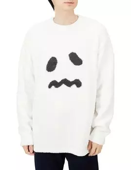 Пуловер на Хэллоуин PMNT224983 OWHT M [Gelato Pique] [HOMME] [GHOST] Мужской