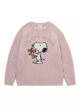 Пуловер PEANUTS JQD PWNT251030 PNK F [мороженое пике] SNOOPYBEAR женский розовый