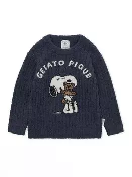 Пуловер PEANUTS KIDS JQD PKNT251408 NVY XXS [Gelato Pique] SNOOPYBEAR тёмно-синий