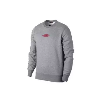 Пуловер с длинным рукавом Jordan Crew Neck, мужские топы, серый 883985-091