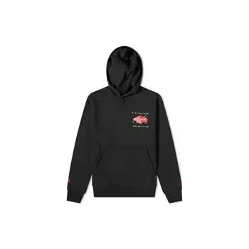 Пуловер с капюшоном и длинными рукавами Jordan Logo, черный DH9019-010 M