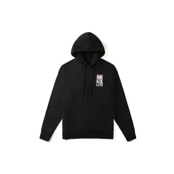 Пуловер с капюшоном и логотипом Vans, топы унисекс, черный VN0A4ML3BLK XL