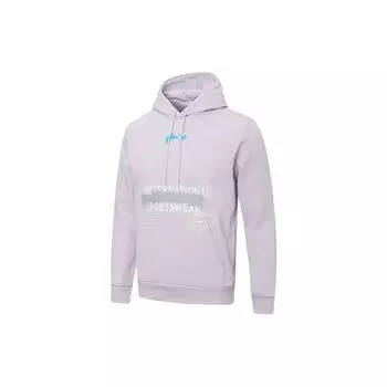 Пуловер с капюшоном и принтом логотипа PUMA, мужские топы, фиолетовый 536305-17 M