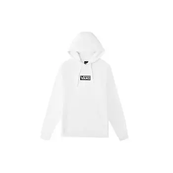 Пуловер с капюшоном и принтом логотипа Vans Classic, топы унисекс, белый VN0A49SNWHT L
