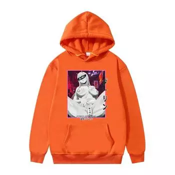 Пуловер с капюшоном в стиле аниме Ken Kaneki, топ с графическим принтом, повседневная уличная одежда в стиле хип-хоп S