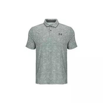 Пуловер с логотипом Under Armour Iso Chill, поло с короткими рукавами, мужские топы персиково-серого цвета 1377364-012 XL