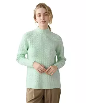 Пуловер Souk Cable Knit High Neck 292127 Saxophone [Le Holiday] для женщин для женщин