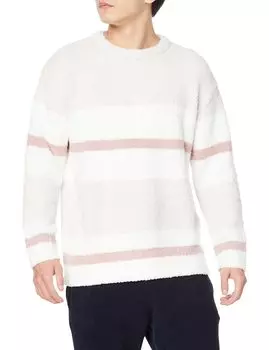 Пуловер UNISEX с пудровой каймой PUNT215081 PNK [Gelato Pique] SM розовый