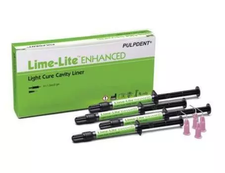 Pulpdent Lime Lite Enhanced Light Cure Cavity Liner Universal Shade (4 х 1,2 мл )