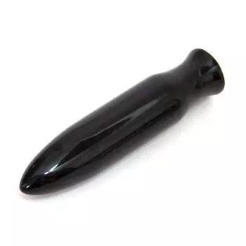 Пуля Kassa палка черного цвета буйвола длина 8 см x диаметр отлично подходит для кожи Abbey (натуральный рог) приблизительно. приблизительно. 1.8cm (также прилипнуть!!)