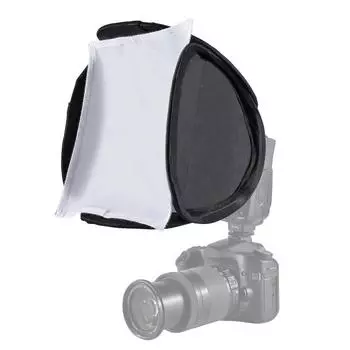 Складной мягкий рассеиватель света вспышки PULUZ, чехол для софтбокса, размер: 23см х 23см