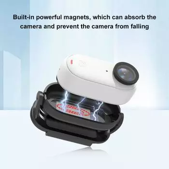 PULUZ PU869 Экшн-камера, крепление на шляпу, зажим для крепления на рюкзак, зажим для ремня, магнитное крепление для камеры чёрный