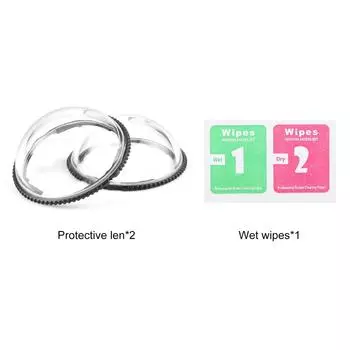 PULUZ PU989T Панорамные Защитные Линзы для Камеры Защитная Крышка для Линзы Прозрачная Крышка для Линзы Замена прозрачный