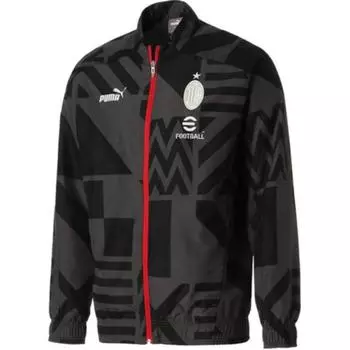PUMA 2022-23 AC Milan All Over Print Zip Jacket Men Jacket Black 767551-01 M