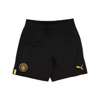 Puma 2022-23 Manchester City Logo Print Loose Breathable Sports Shorts Men shorts Black 765752-02 M